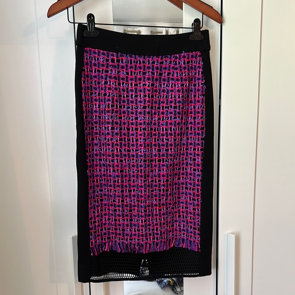 Per Se Pink Midi Pencil Skirt for Work